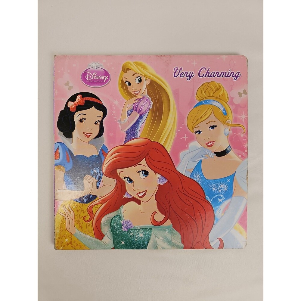 Disney Princess Very Charming Board Book Snow White Ariel Rapunzel